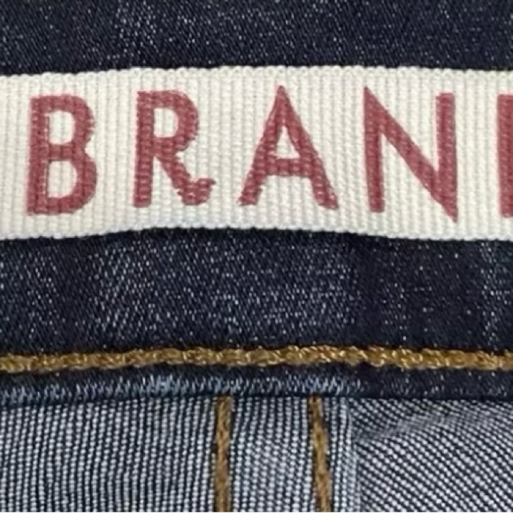 JBrand Women’s Jeans Size 28 Dark Denim Skinny Zipper Front Button Closure - Picture 2 of 5
